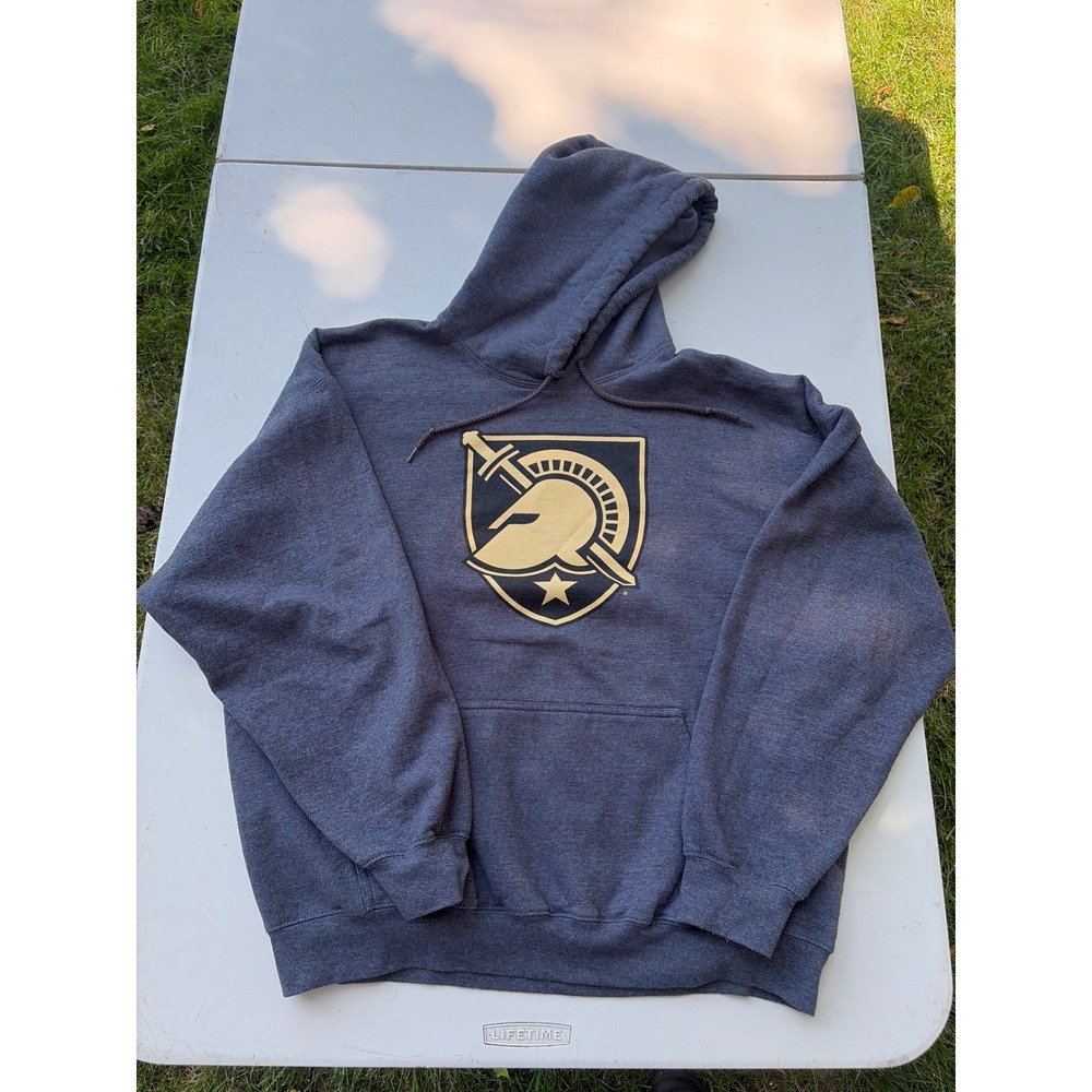 Army West Point Black Knights Hoodie Mens XL Charcoal Grey Pullover Sweatshirt